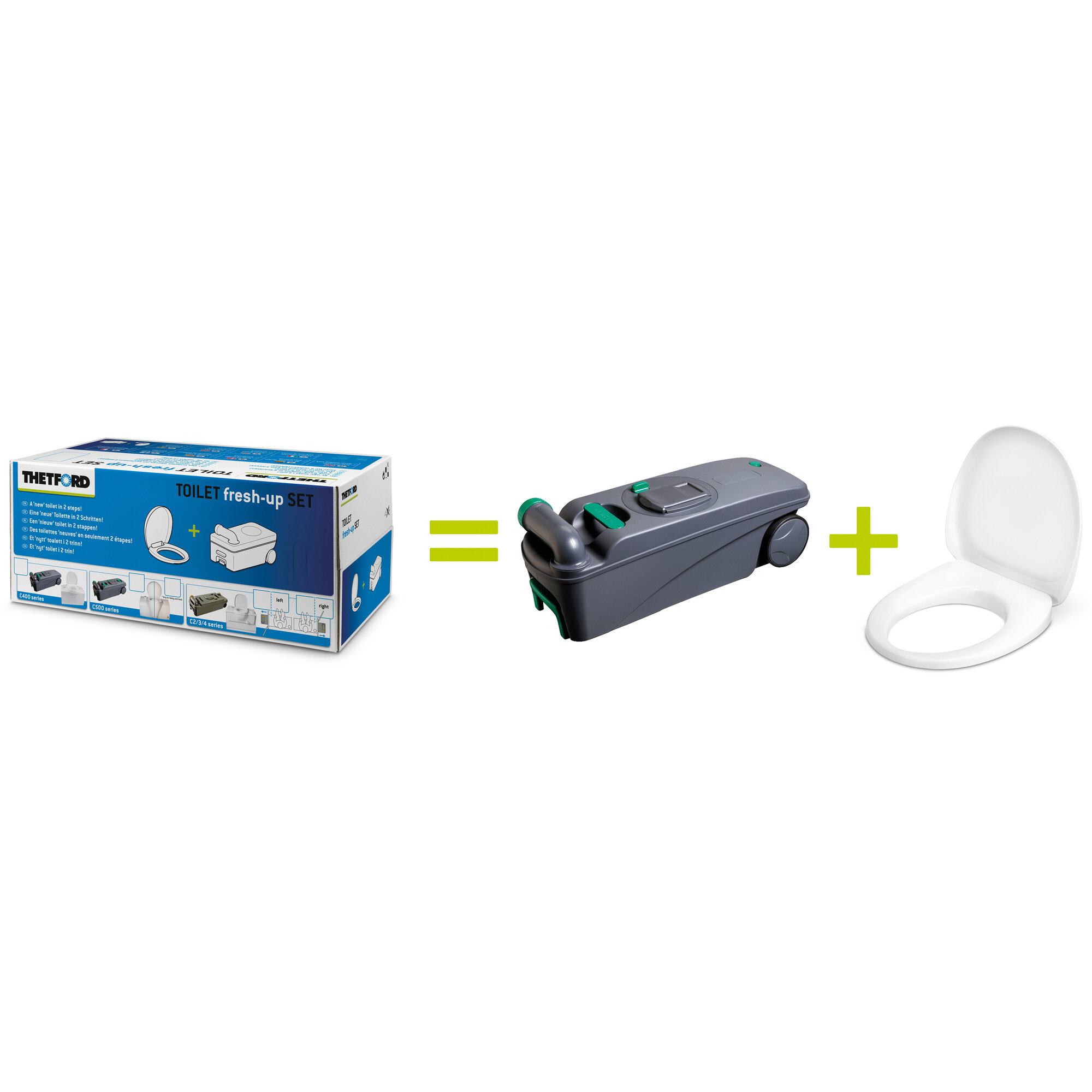 Fresh-Up-Set für Campingtoilette C400 Serie