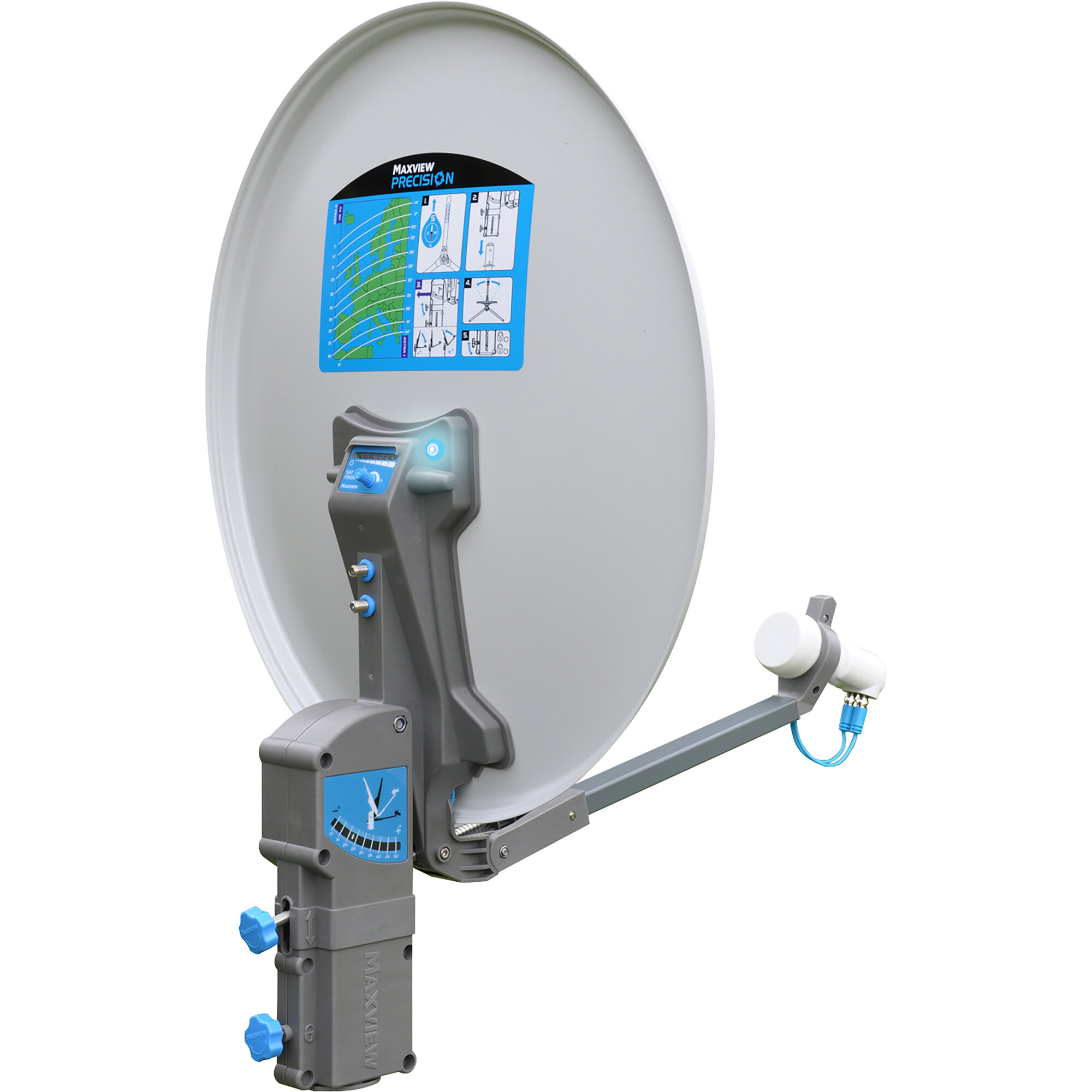 Sat-Anlage Precision-I.D Sat-Kit, Single, 65 cm