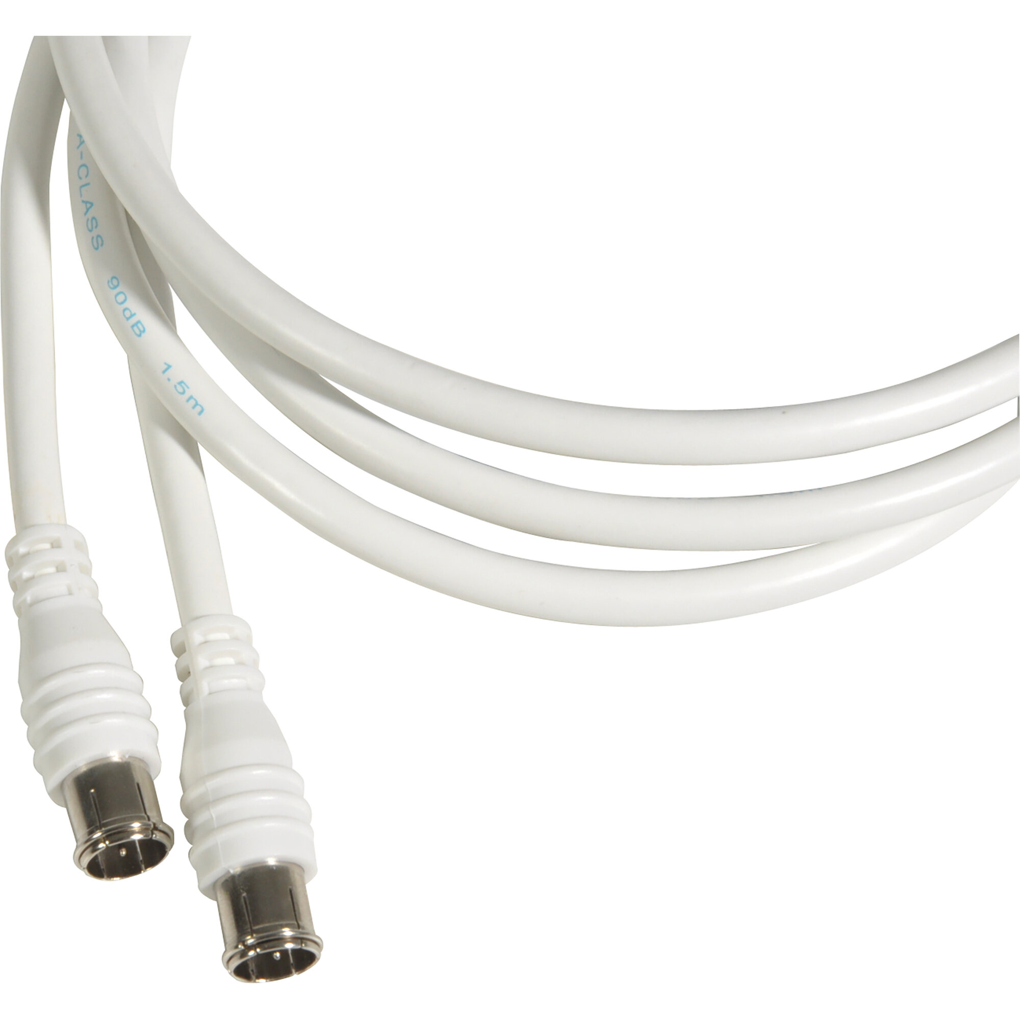 Sat-Kabel mit F-Quick-Steckern, 3 m