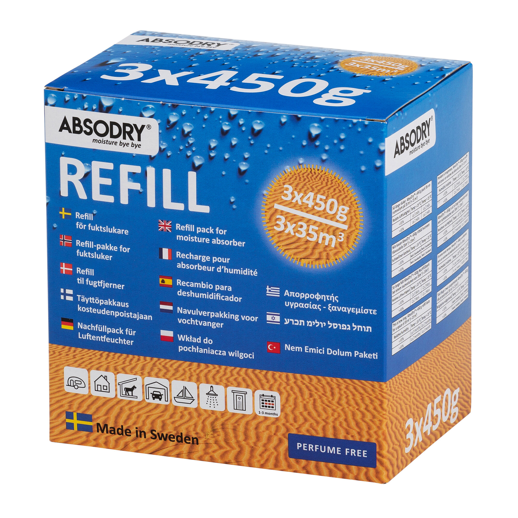 Nachfüllpack Box Classic 35 m³ (3er Pack)
