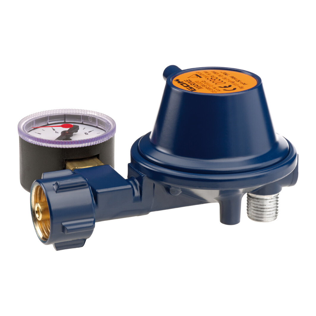 Niederdruckregler 0,8 kg/h, 50 mbar, KLF x G 1/4 LH-KN