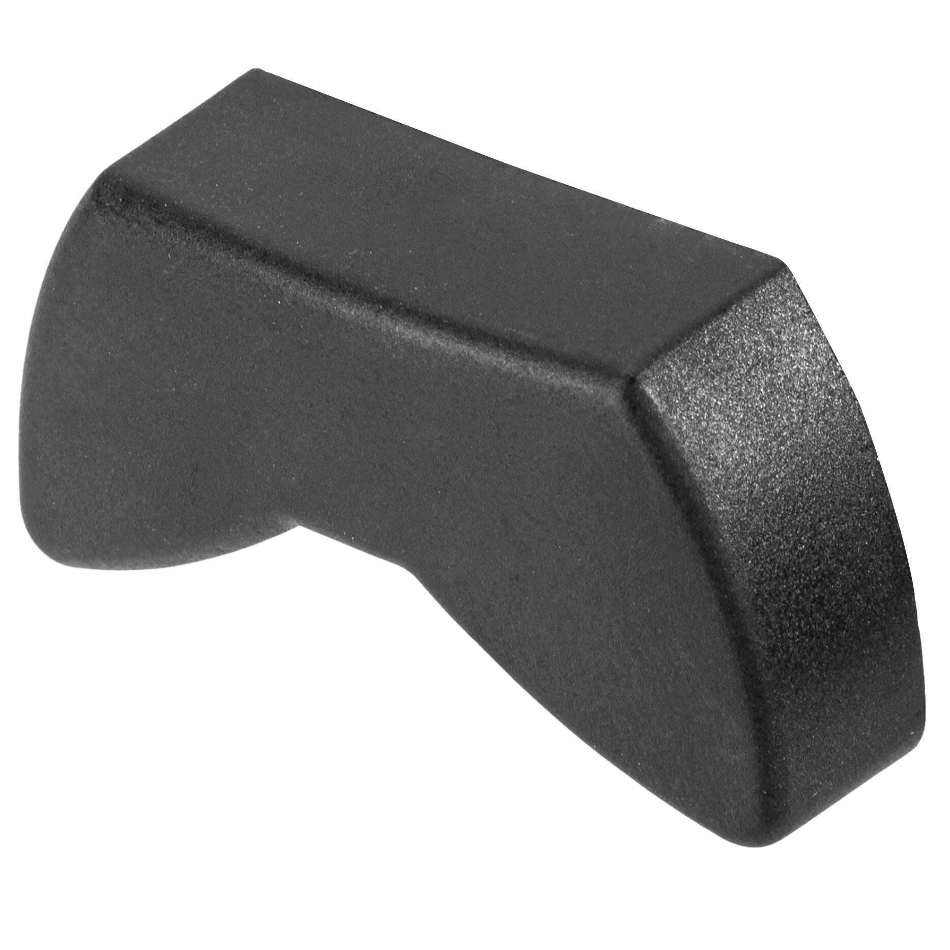 Endstück für Fahrradschiene 2007, schwarz