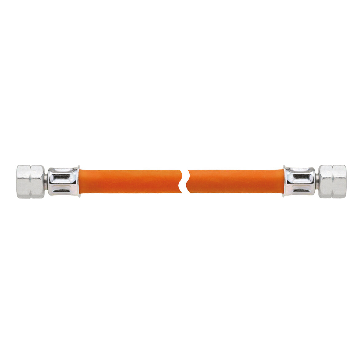 Mitteldruck-Schlauchleitung 10 bar, G 1/4 LH-ÜM x G 1/4 LH-ÜM, 1500 mm