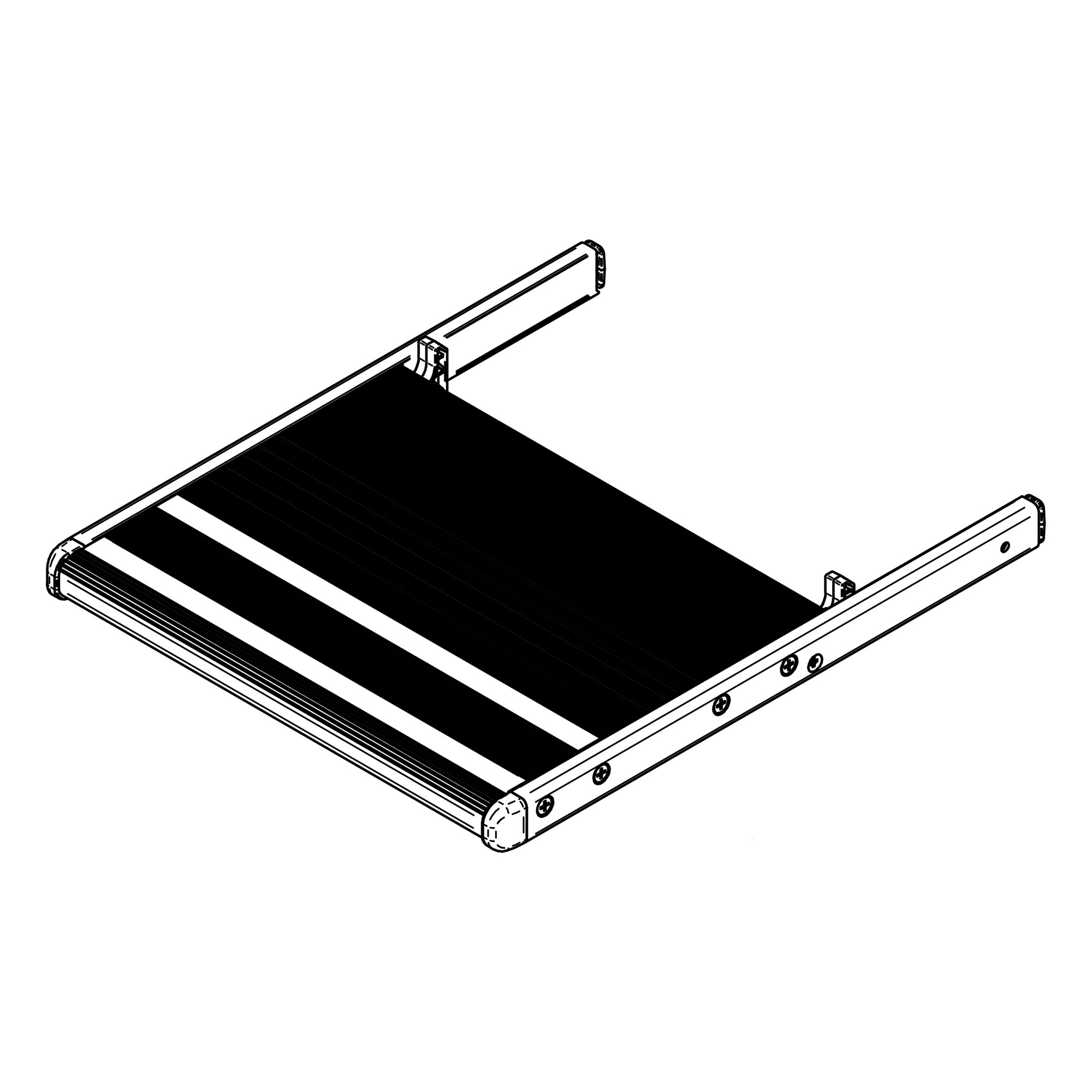 Trittbrett komplett Thule Slide-Out Step V18 12V 550