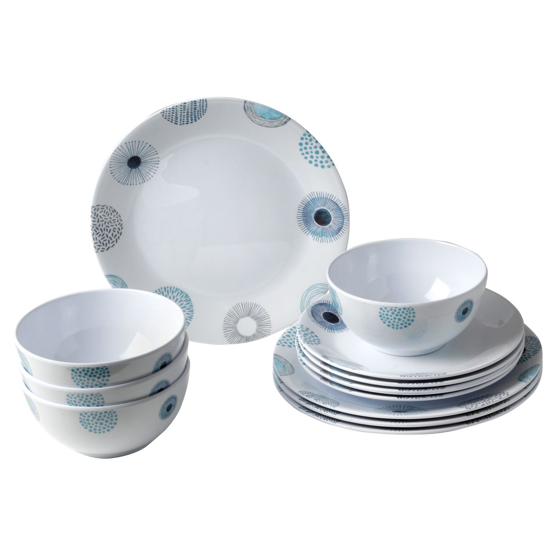 Geschirrset Deep Sea, 12-teilig