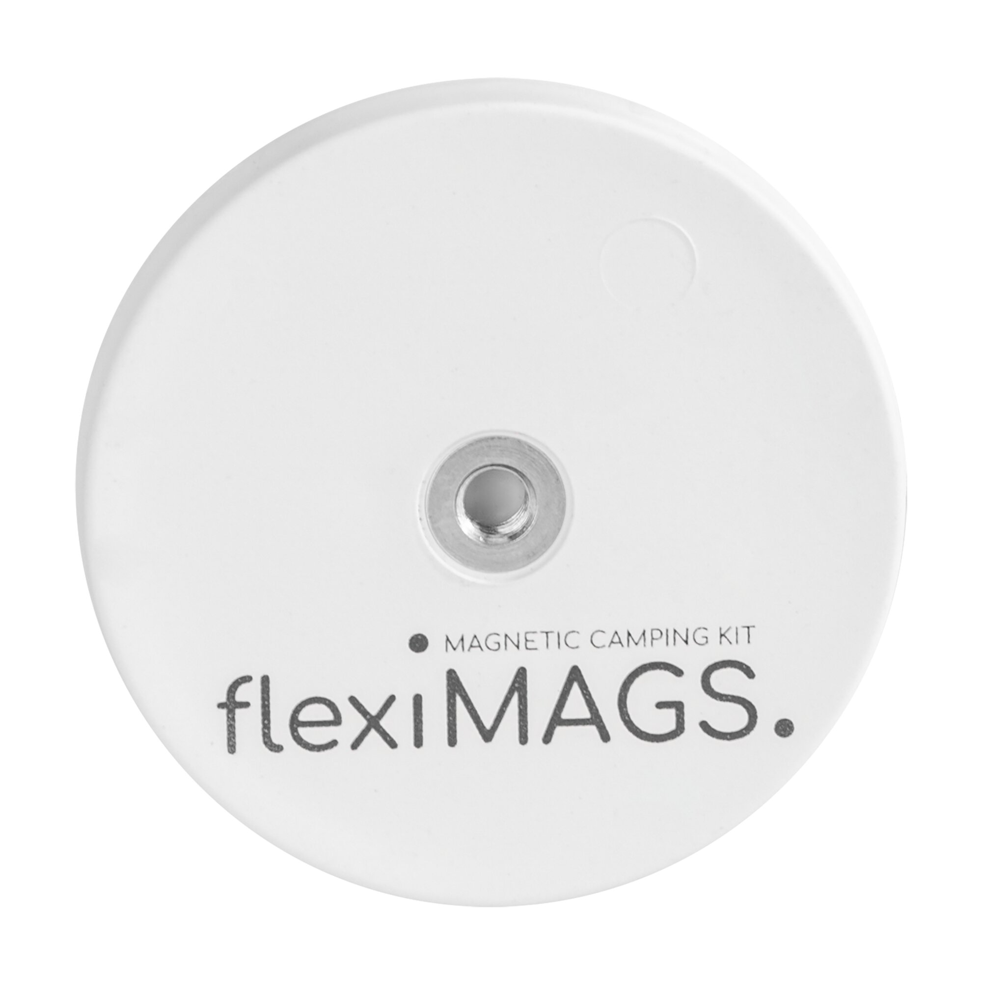 Magnet rund flexiMAGS, weiß, 43 mm