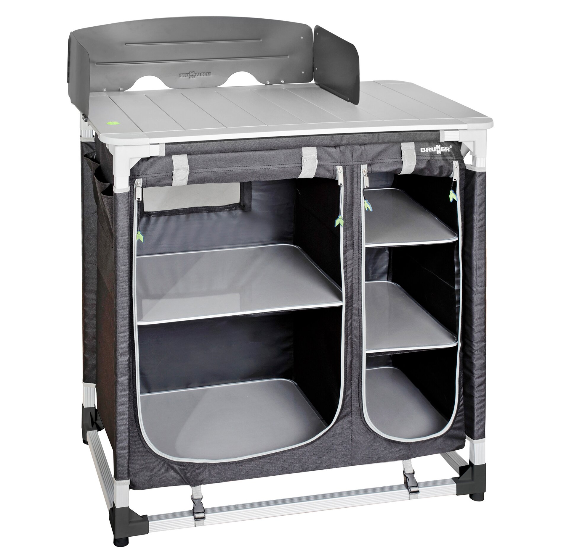 Campingschrank Azabache, schwarz, Azabache CT Square