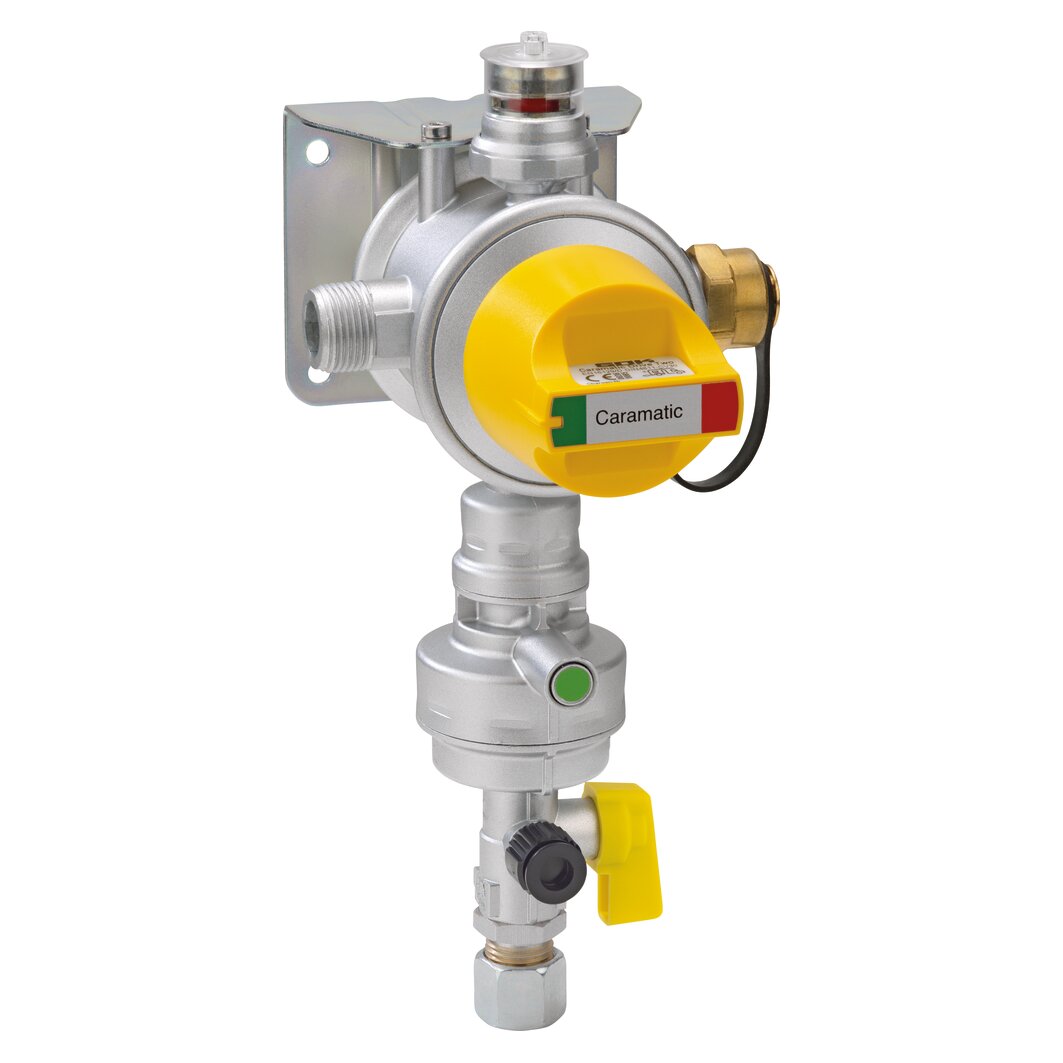 Sicherheits-Gasdruck-Regelanlage Caramatic DriveTwo, vertikal, 50 mbar