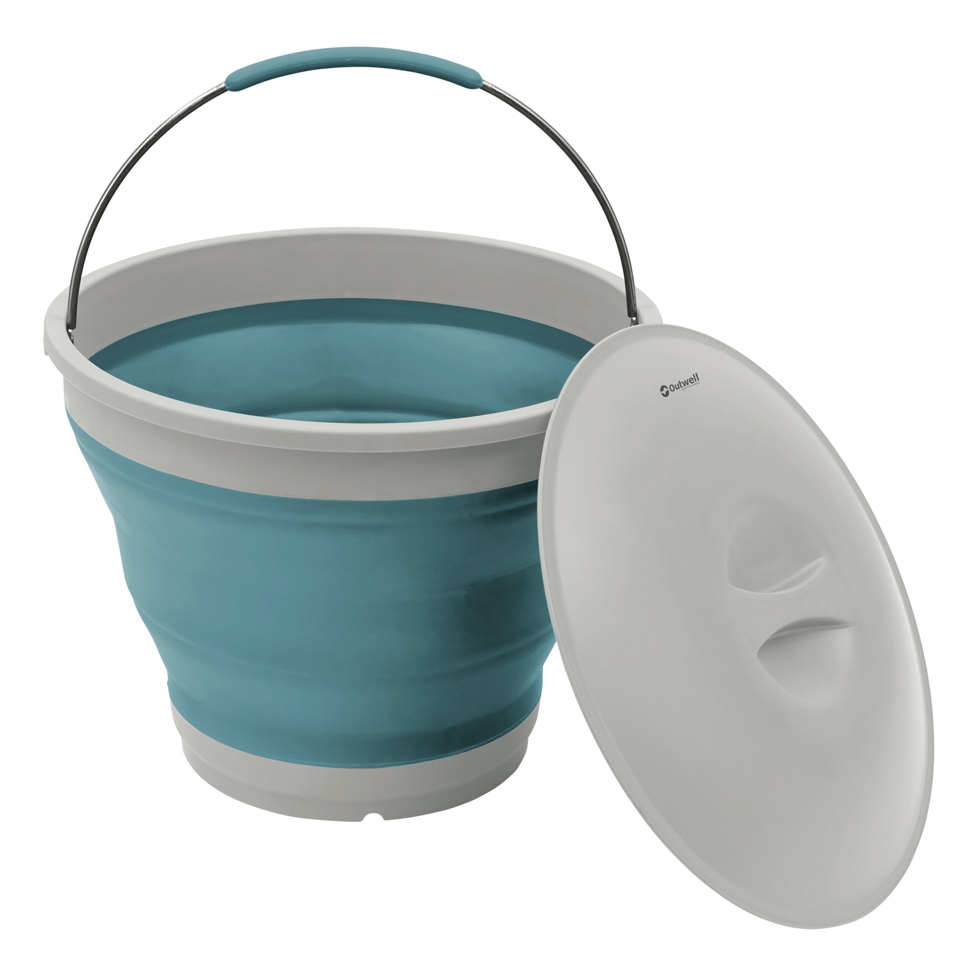 Faltbarer Eimer, graublau