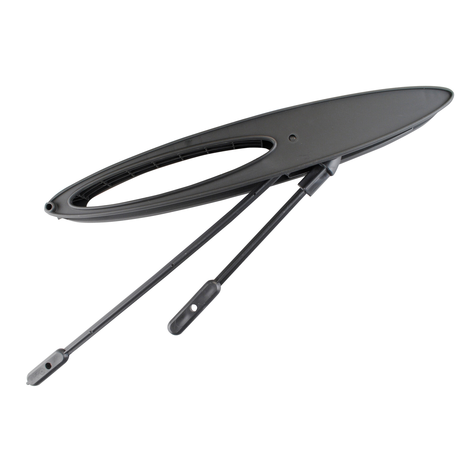 Armlehnenset Cham Elips anthrazit, 2er-Set