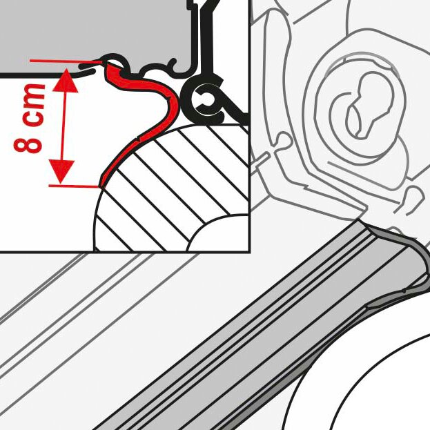 Dichtband Rain Guard Lower