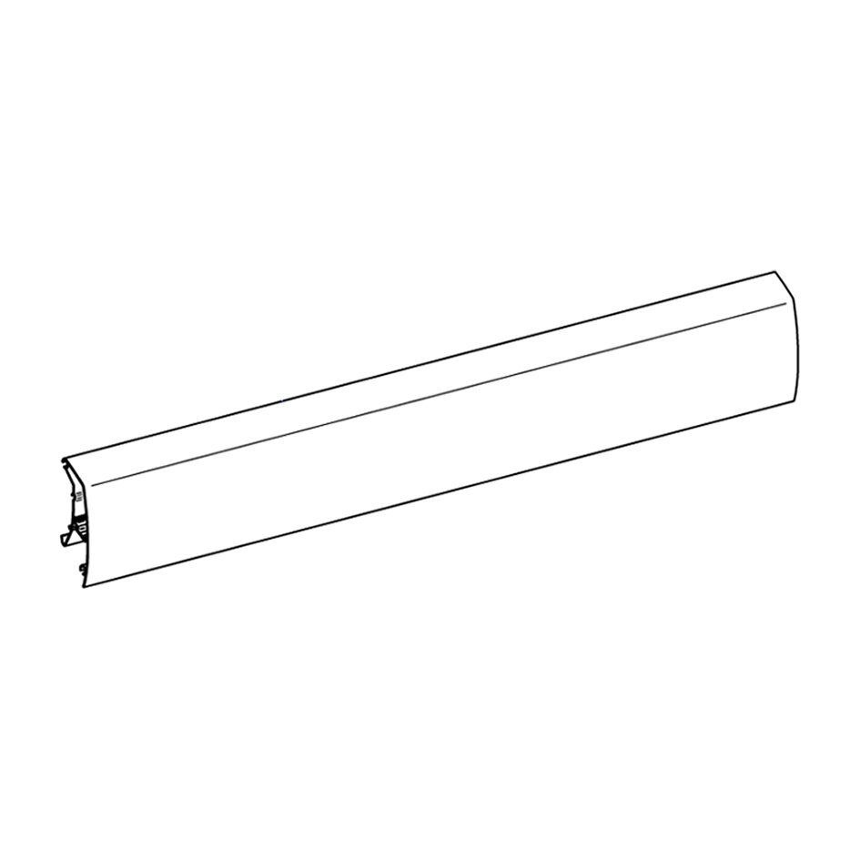 Frontblende für TO 9200, creme-weiß, 4,50 m