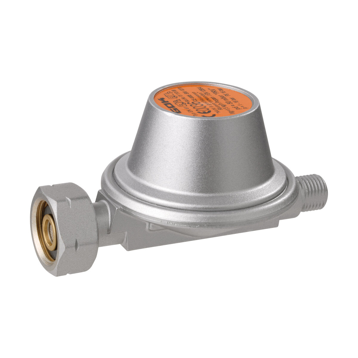 Niederdruckregler 1,5 kg/h, ohne Manometer, Shell-F x G 1/4 LH-KN