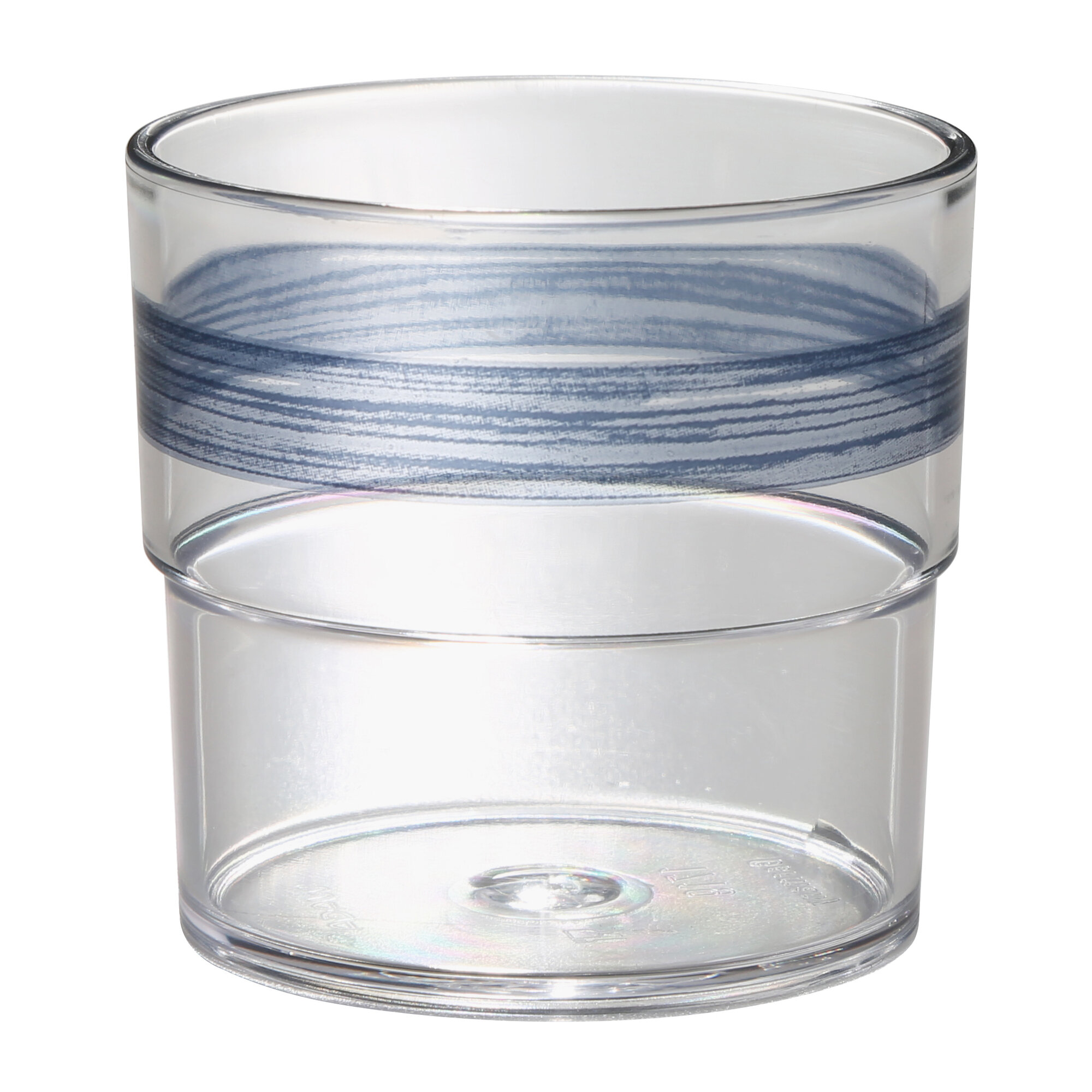 Trinkglas, blau