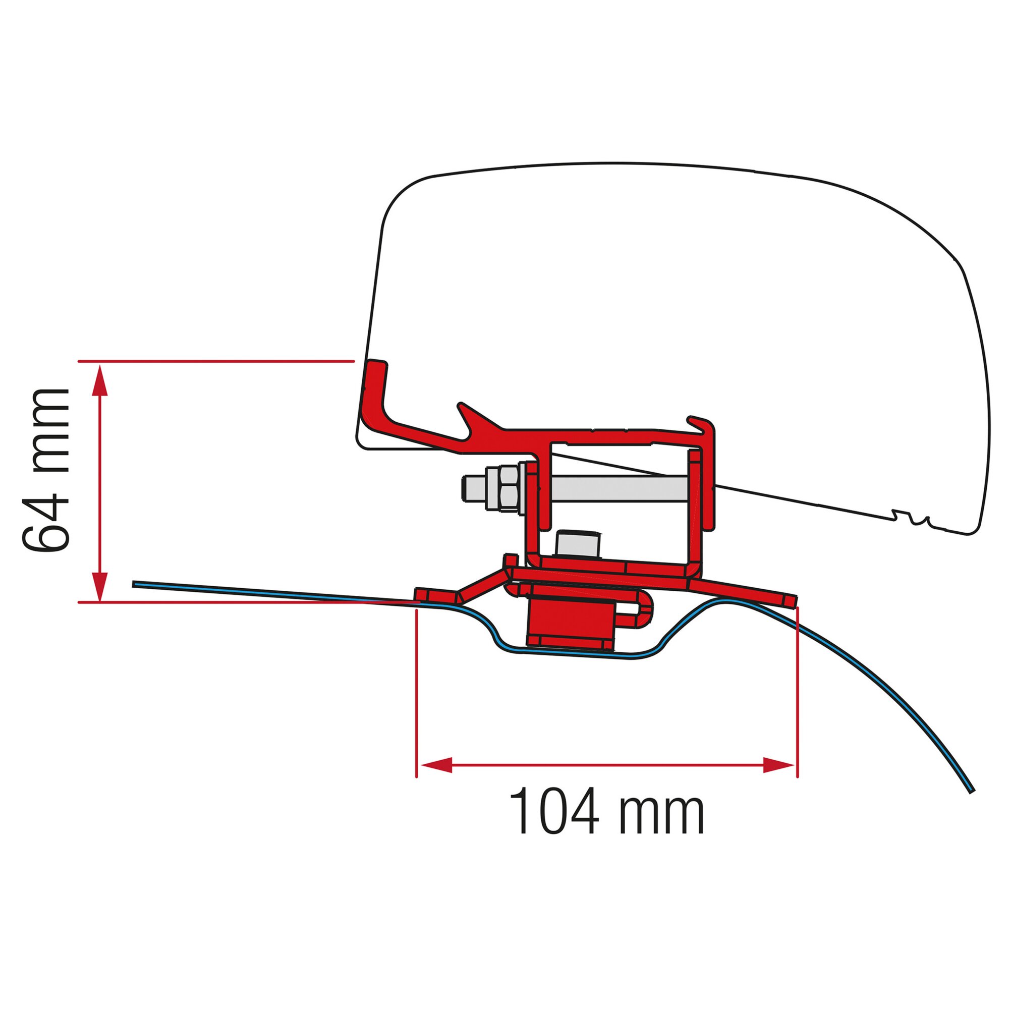Markisenadapter PSA für F40