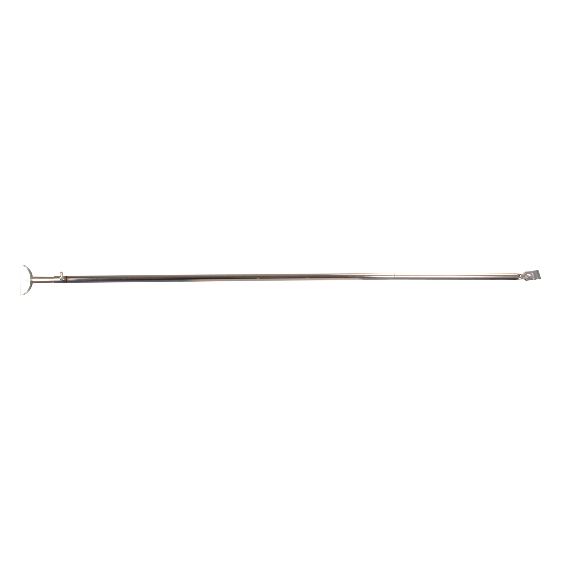 Orkanstütze mit Bügelfuß Stahl, 260 cm, 25 mm