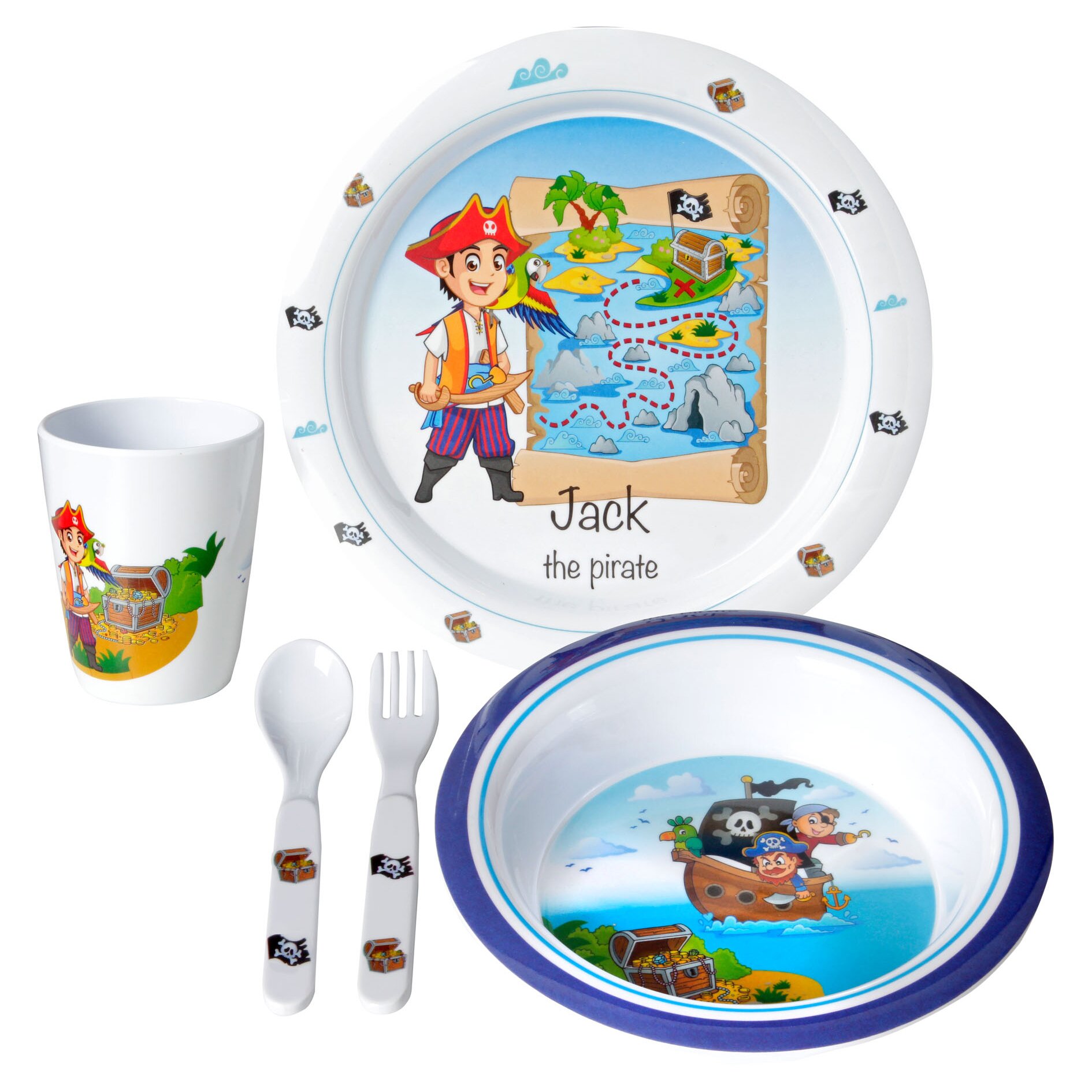 Geschirrset Jack, 5-teilig