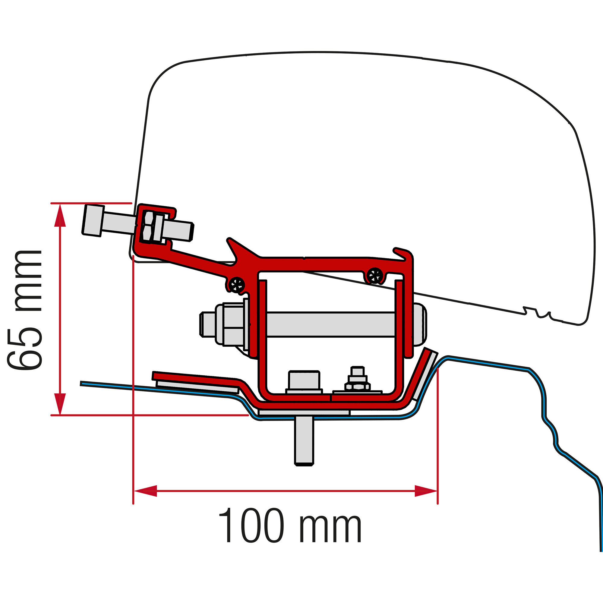 Markisenadapter Kit Renault Trafic L1 ab 2014
